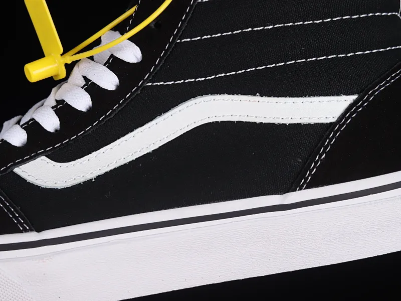 All categories Vans Vans series Vans Hi Vans high-top Vans Ward Sk8-Hi four evergreen season black and white high-top canvas casual sneakers VN0A36ENC4R